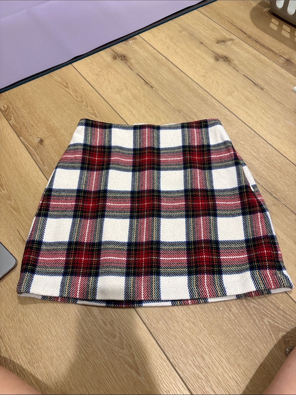 Plaid Mini Skirt